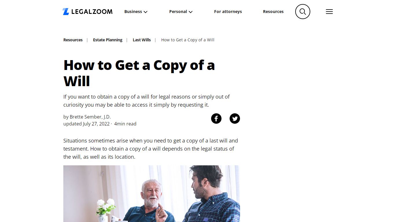 How to Get a Copy of a Will | LegalZoom